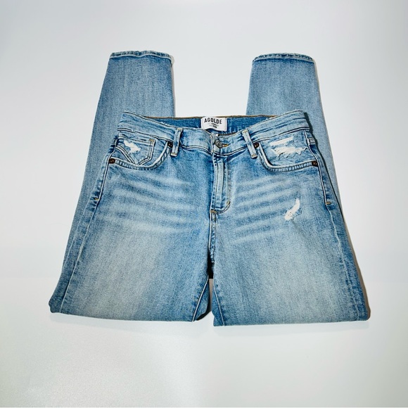 Agolde Denim - Agolde jeans Sophie Crop jeans A018C-812 distressed ankle crop women size 26